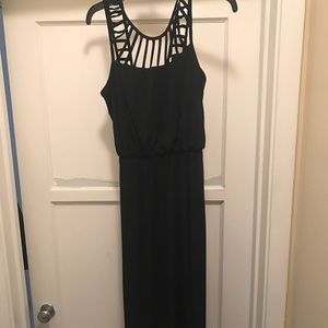 Ambiance Black Strappy Maxi